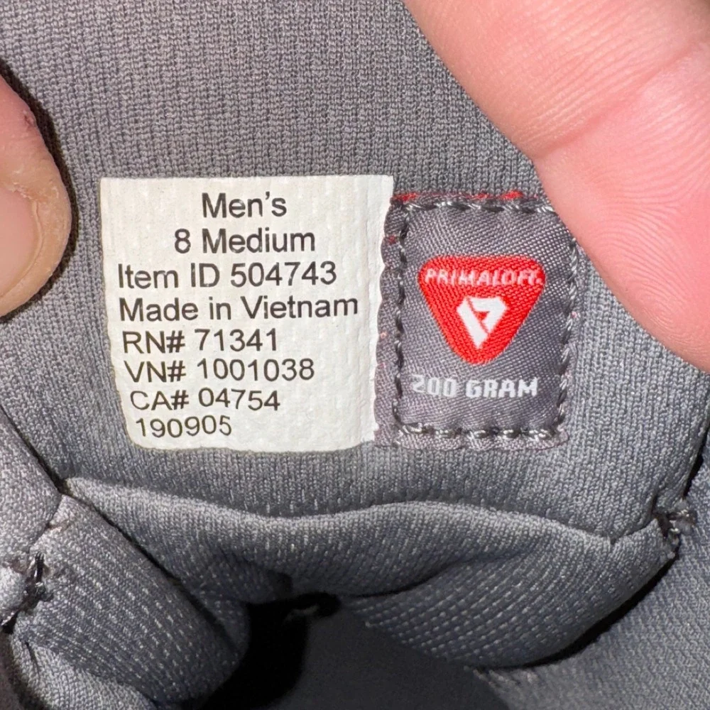 LL Bean Boots Mens Size 8 M TEK2.5 Primaloft Strap Winter Outdoor‎ 504743